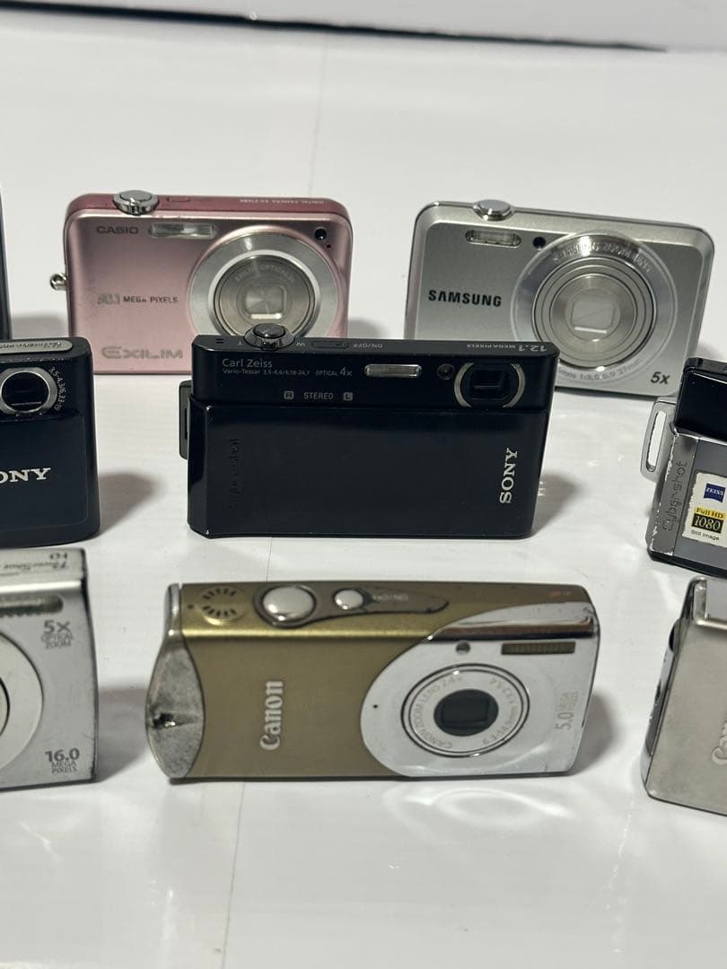 10台 デジカメラ まとめ【動作未確認ジャンク扱】