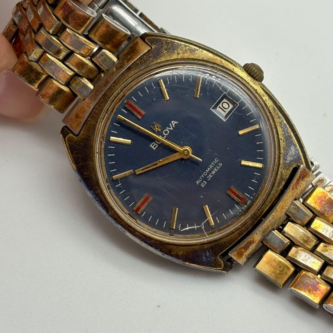 BULOVA ブローバ メンズ 腕時計 自動巻き 23JEWELS 動作未確認
