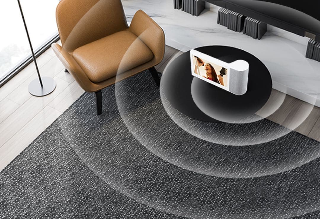 パナソニック SC-VA1-W ワイヤレス スピーカー　システム　モニター付