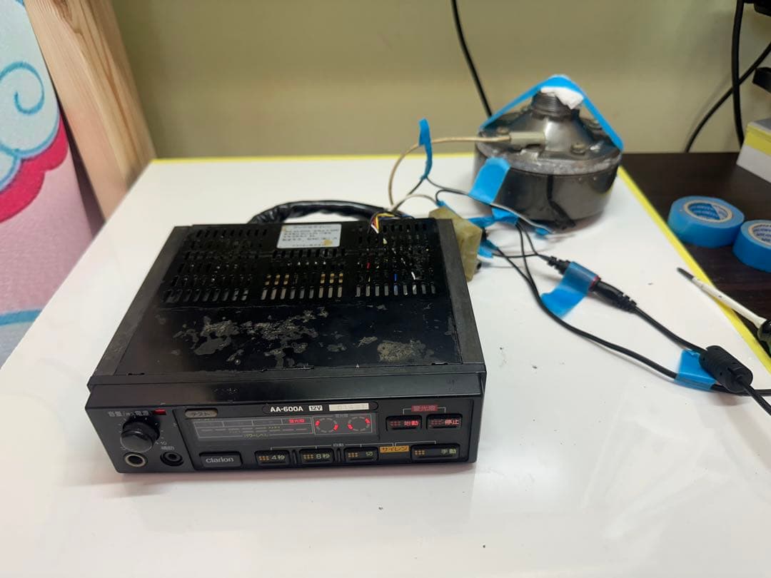 w*f様 clarion AA-600A サイレンアンプ　12V ジャンク