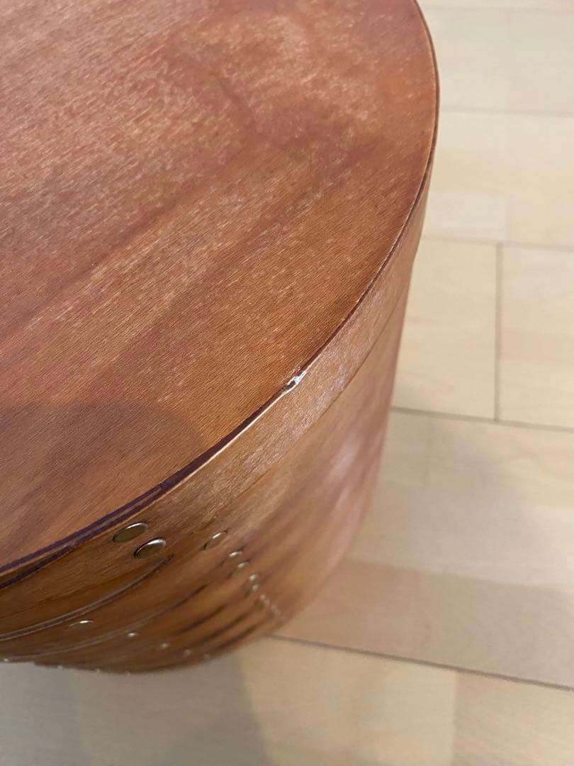 ART OF BLACK 大中小3個セット 天然木 ラウンド シェーカーボックス