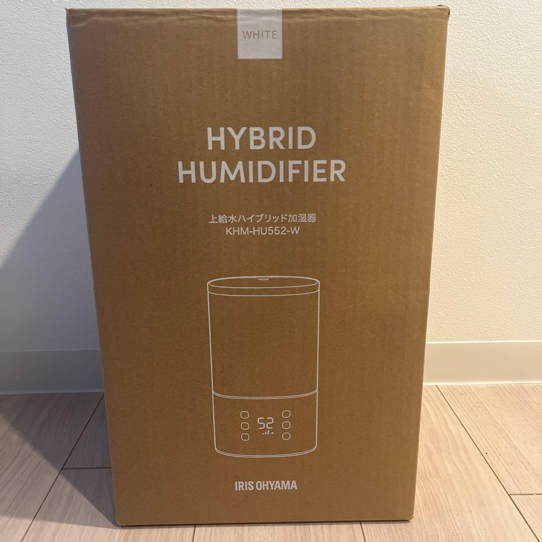 【新品未開封】上給水ハイブリッド加湿器KHM-HU552-W