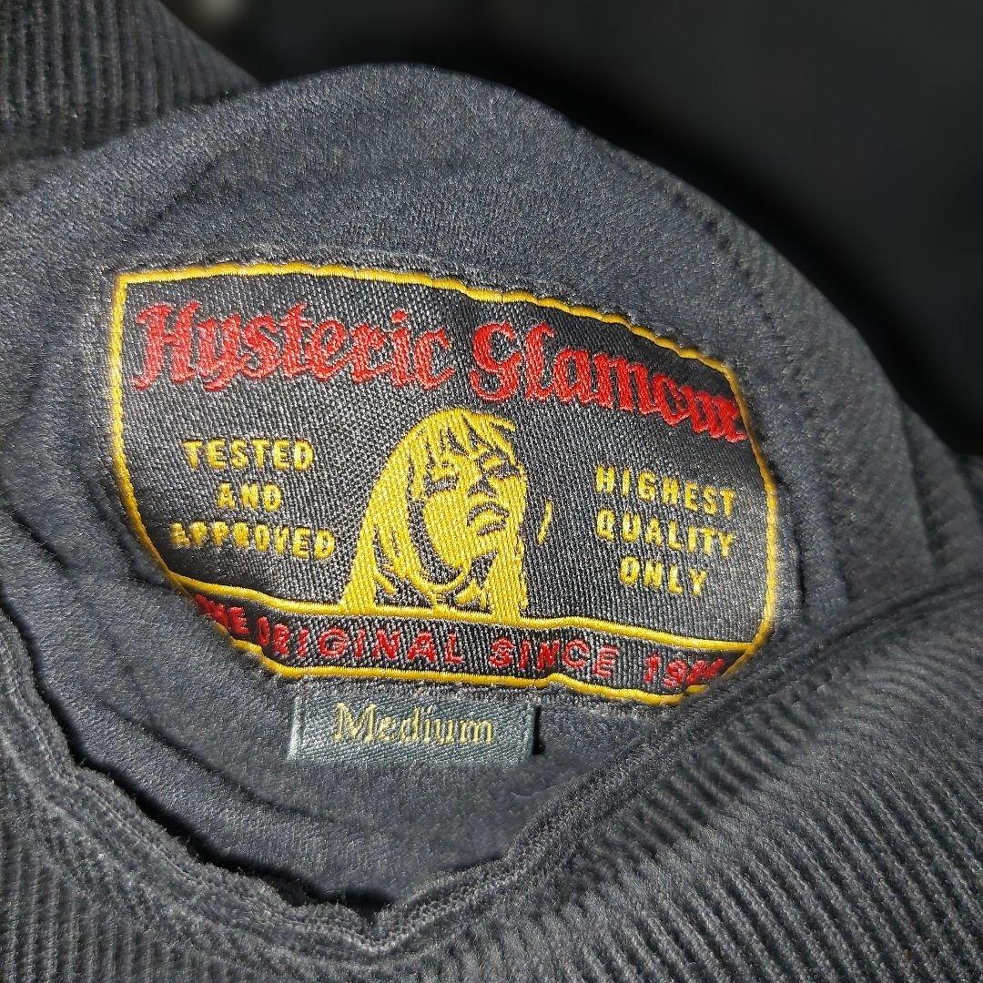 ヒステリックグラマー ブルゾン ジャケット バック刺繍ロゴ入り コーデュロイ