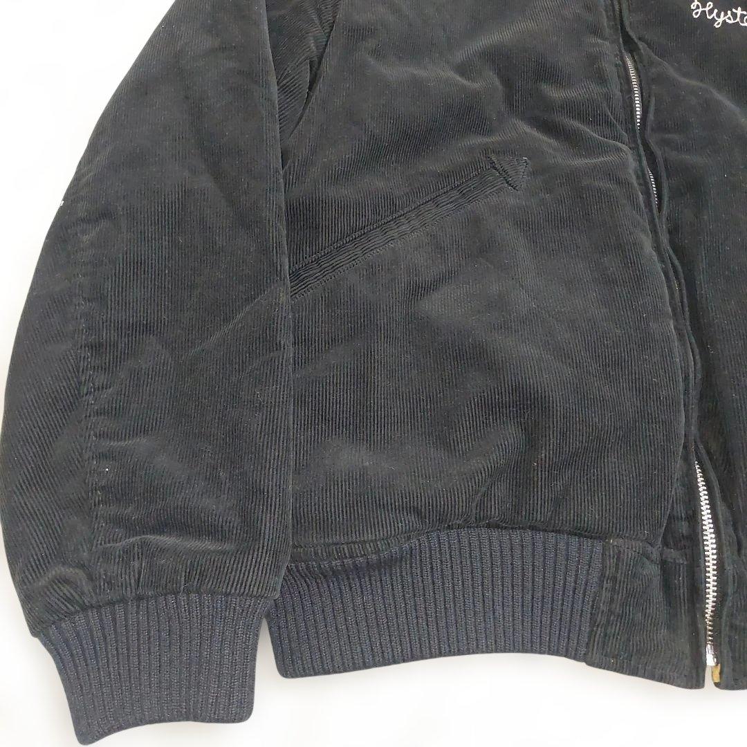 ヒステリックグラマー ブルゾン ジャケット バック刺繍ロゴ入り コーデュロイ