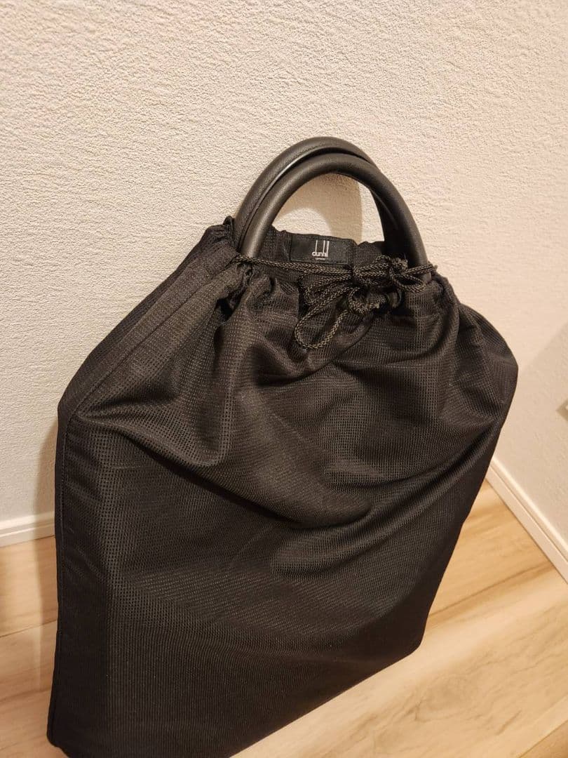 Dunhill 希少！新品 トートバッグ 牛革 【ブラック】