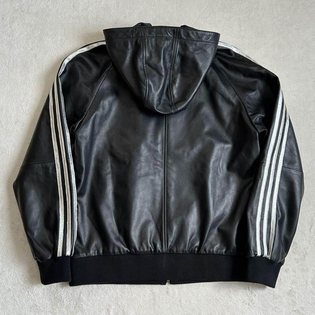 アディダス adidas ×NIGO HOODED LEATHER JACKET