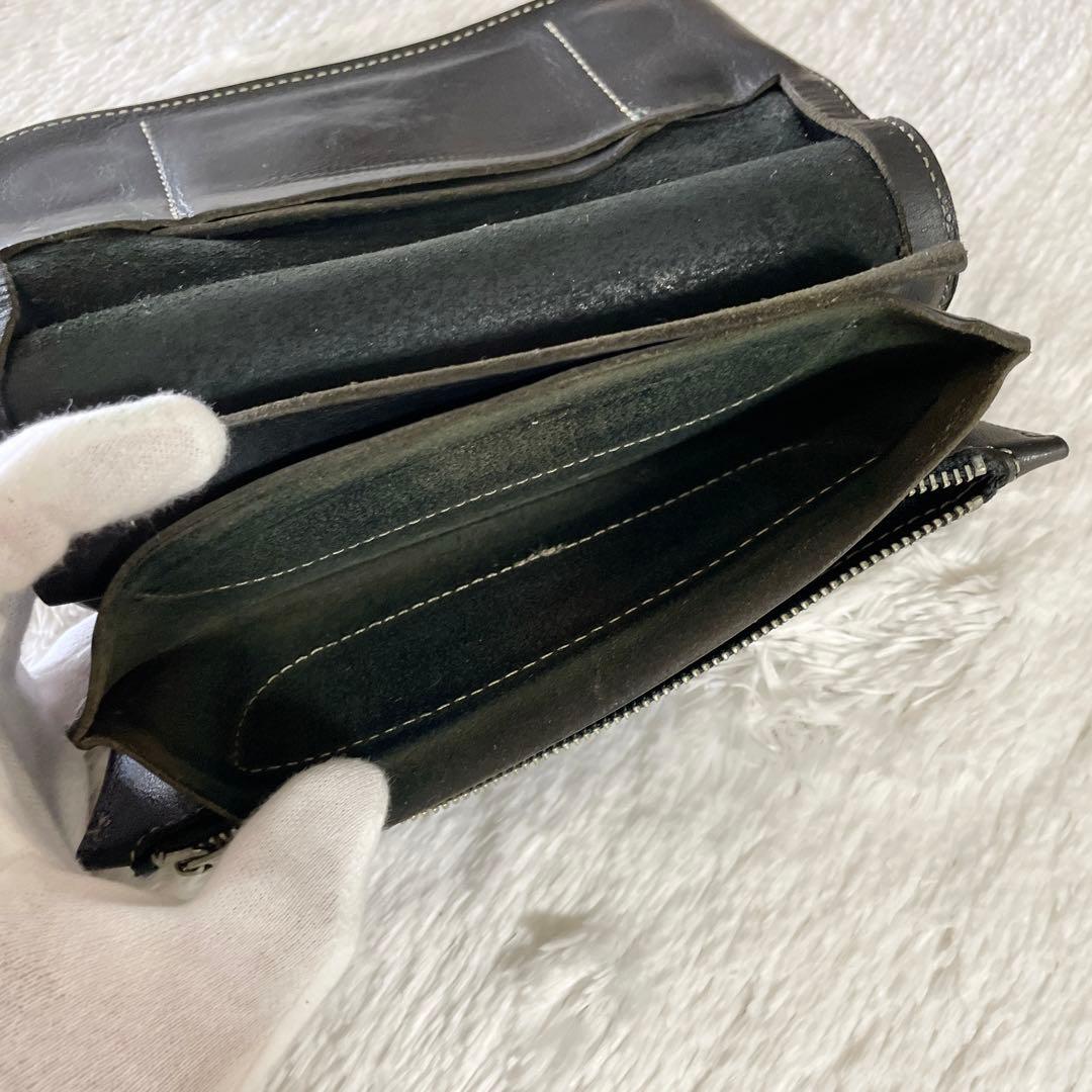 REDMOON レッドムーン 長財布 本革 レザー コンチョ インディアン 黒