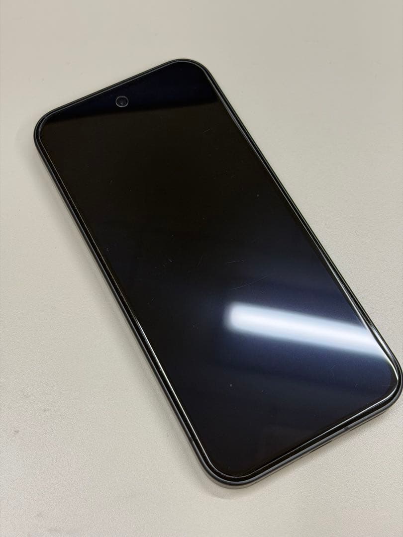 Google Pixel 9a ブラック クリアケース付き