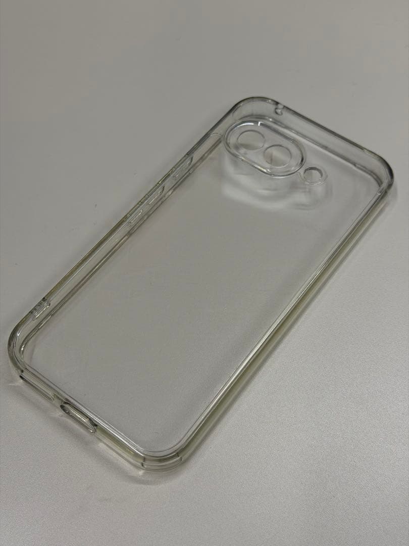 Google Pixel 9a ブラック クリアケース付き