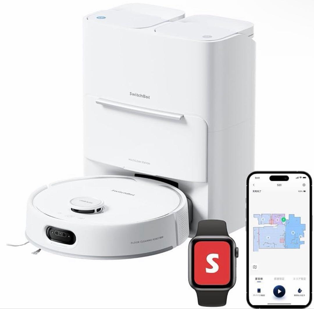 SwitchBot ロボット掃除機S20モップ洗浄[新品未開封]