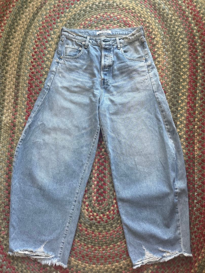 Whim Gazette ウィムガゼット ラインカーブ DENIM デニム 38