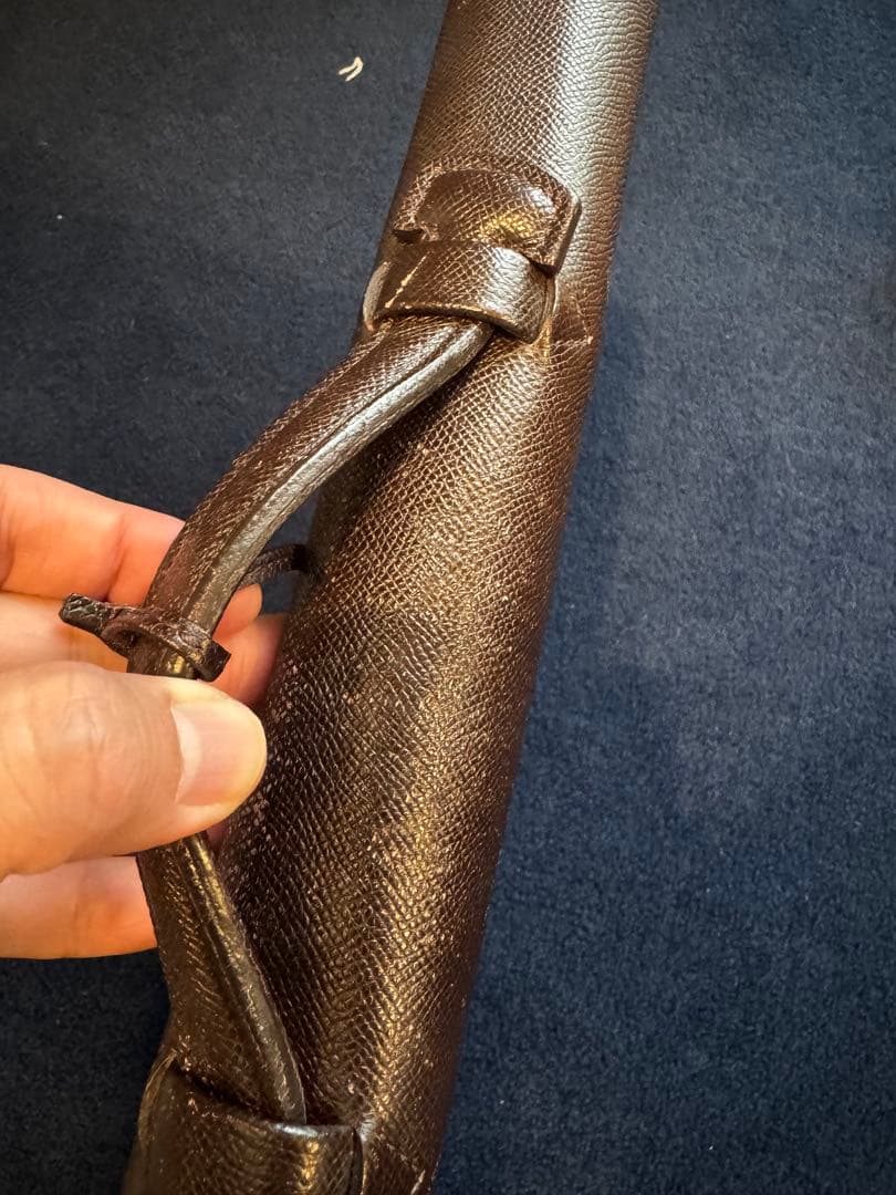 CELLERINI チェレリーニ　レザー ブリーフケース ブラウン