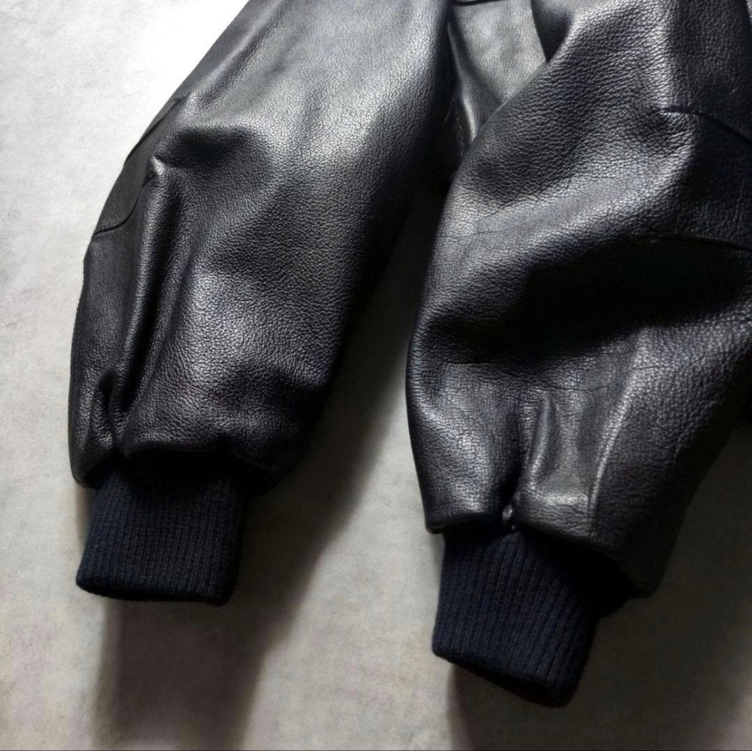 アーカイブ 常田大希着用似　牛革　レザーMA-1 系短丈 ボンバージャケット