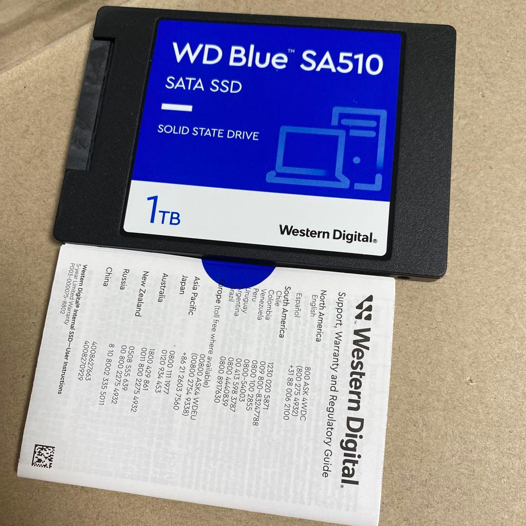 WD Blue SA510 1TB SSD ほぼ新品