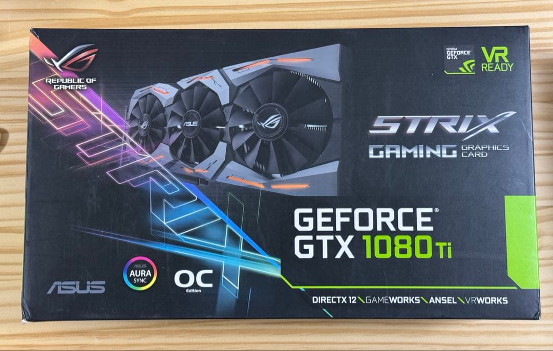 グラフィックボード・グラボ・ビデオカード ASUS ROG STRIX GTX 1080 Ti O11G