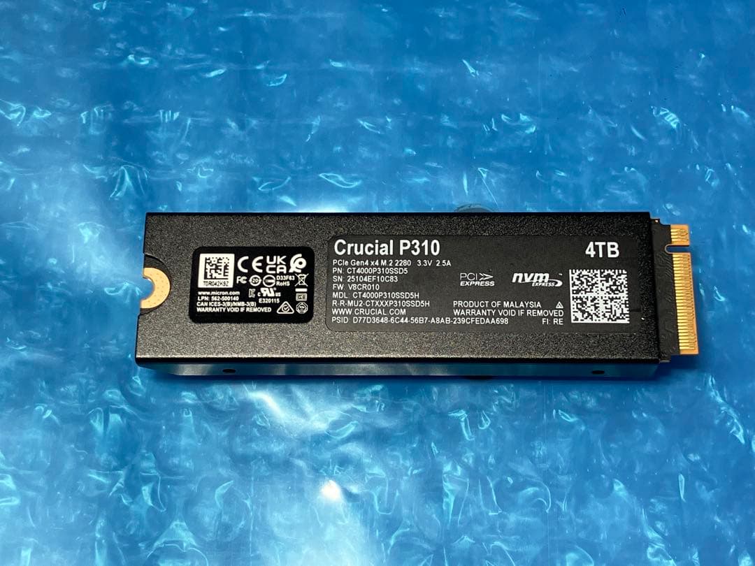 内蔵型SSD Crucial P310 4TB SSD M.2 2280 NVMe