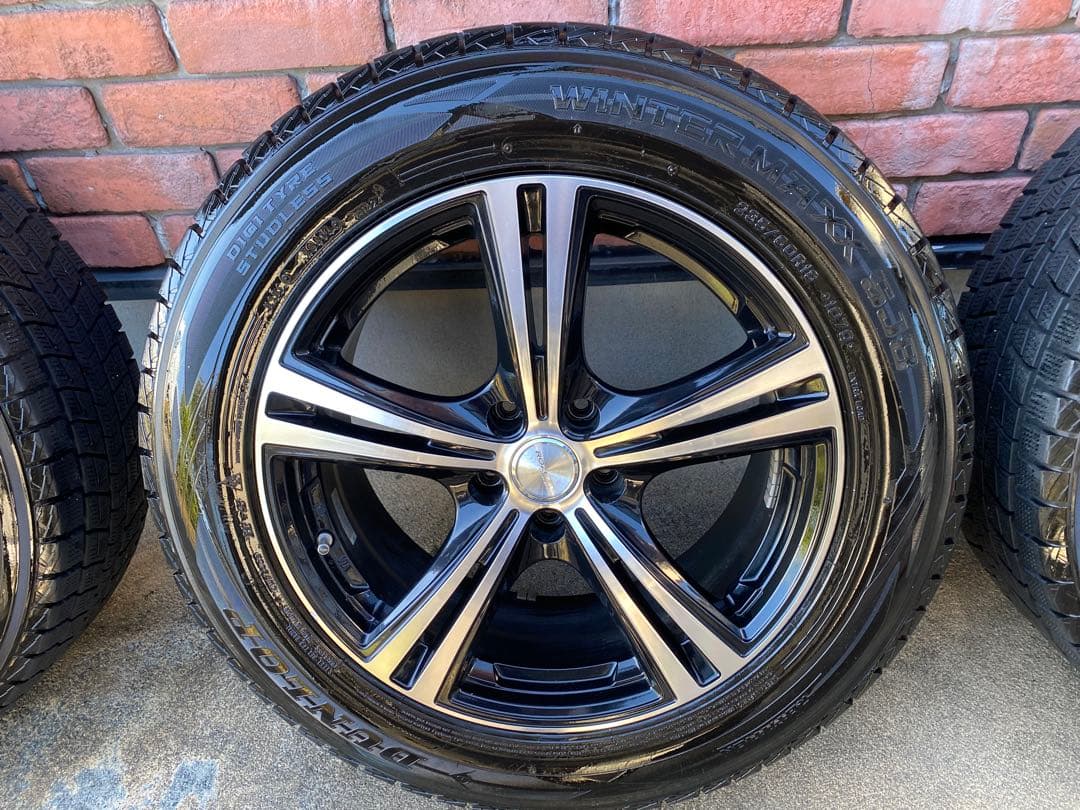 DUNLOP WINTERMAX 235/60R18 18インチ ホイールセット