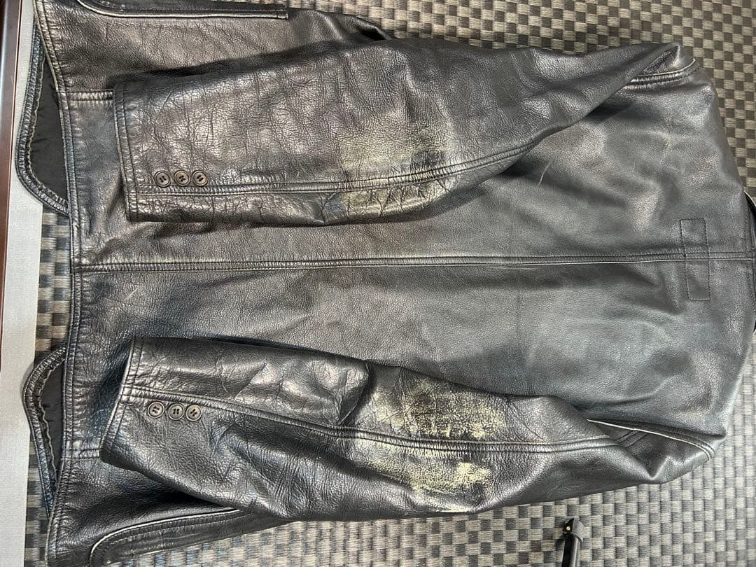 とみです♪ コムデギャルソン　ブラックレザージャケット