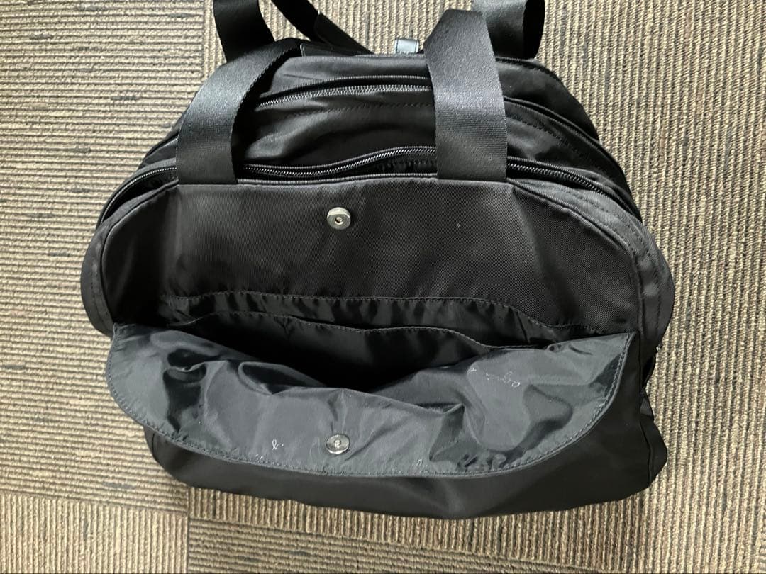 アニエス・ベー　2WAY ボストン　ショルダーバッグ　ブラック