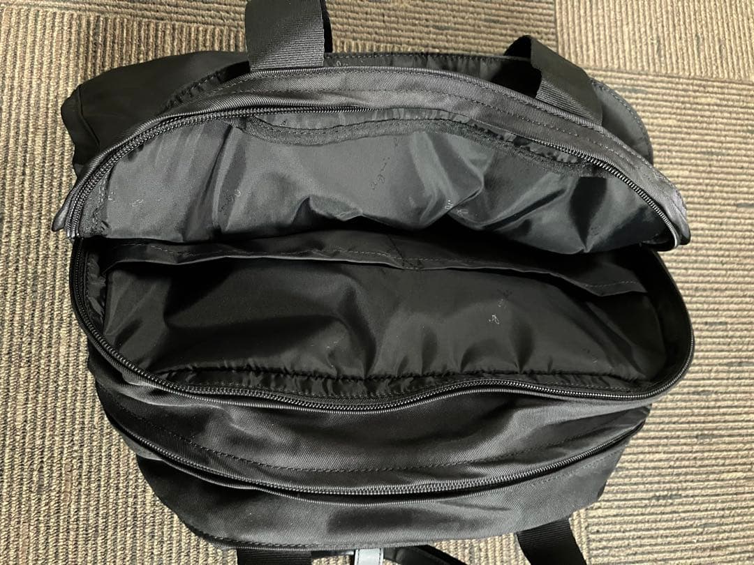 アニエス・ベー　2WAY ボストン　ショルダーバッグ　ブラック