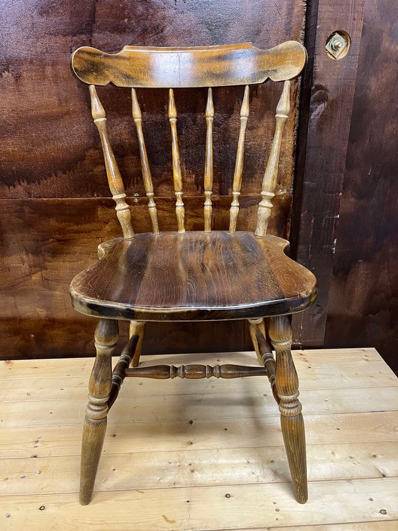 飛騨産業 キツツキ ウィンザーチェア 木製スピンドルバックチェア