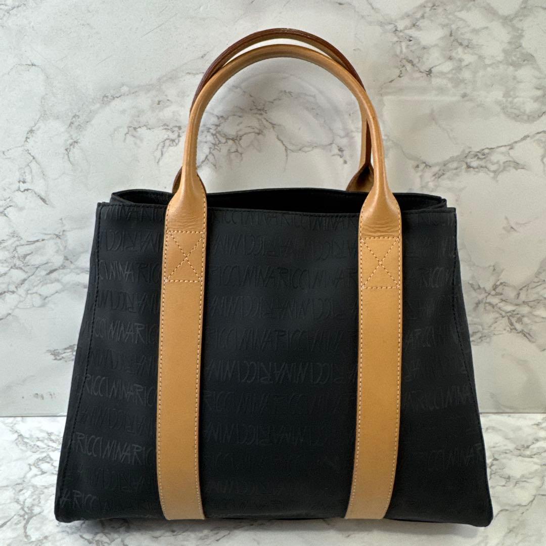 ラッキー 様2点同梱専用 NINA RICCI ニナリッチ ロゴ総柄PVC×本革