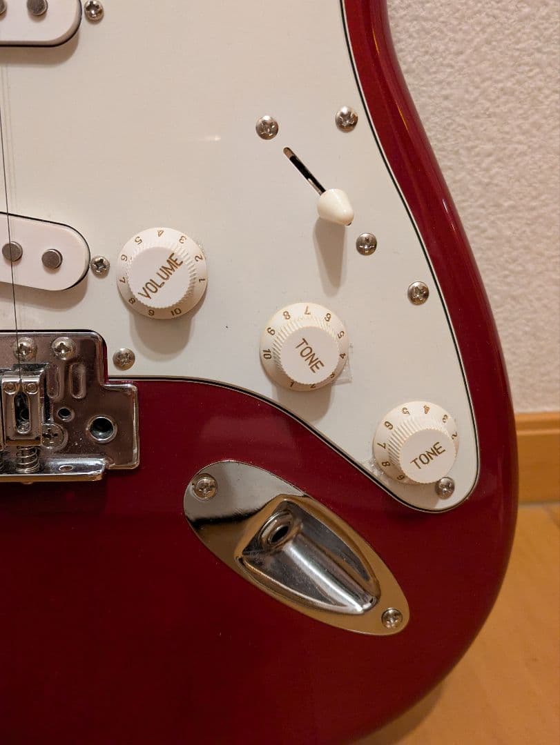 Photogenic エレキギター ワインレッド ピック付き