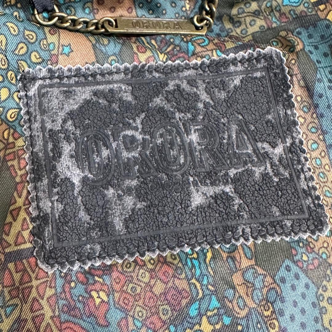 希少【VINTAGE】80s 90s 総柄 ジャガードデザイン ダブルジャケット