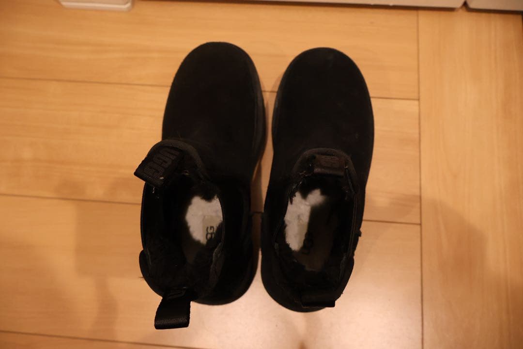 himeUGG アグ　厚底　ブーツ　限定　レア　サイドゴア　黒　ブラック