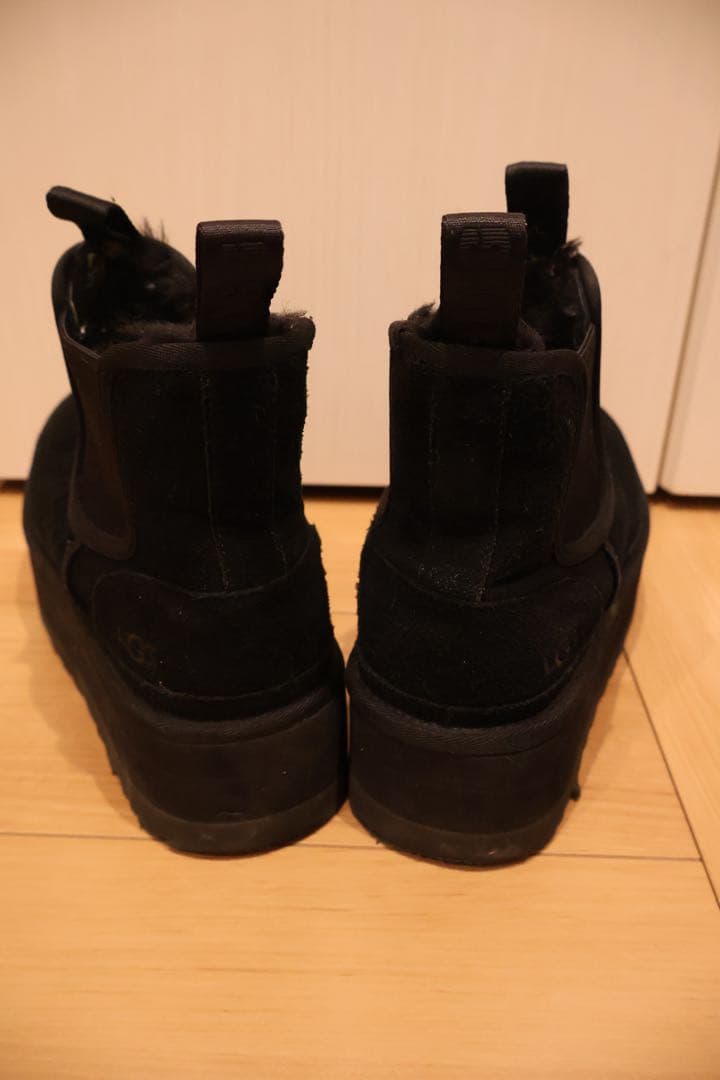 himeUGG アグ　厚底　ブーツ　限定　レア　サイドゴア　黒　ブラック