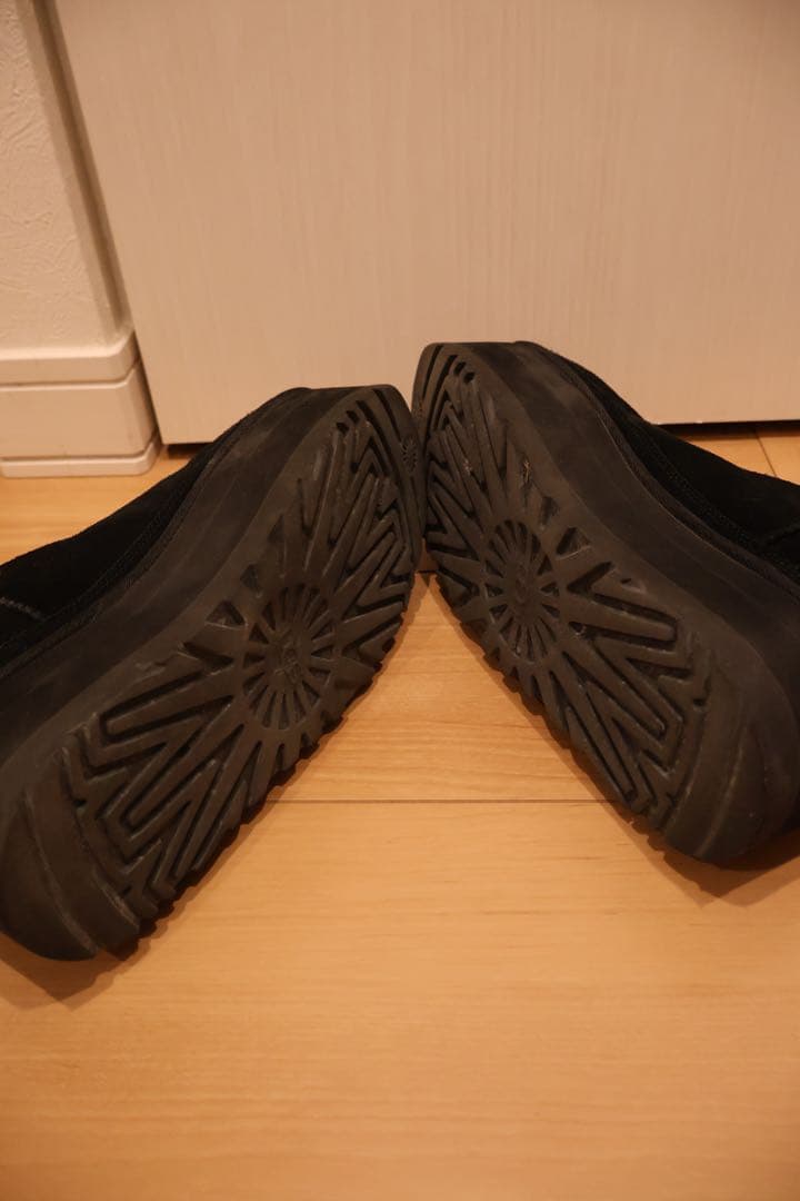 himeUGG アグ　厚底　ブーツ　限定　レア　サイドゴア　黒　ブラック