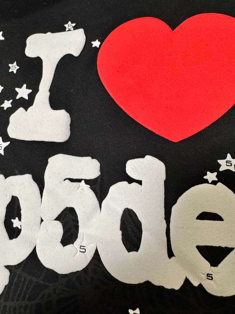 トップス Sp5der I Heart SP5 Souvenir Hood