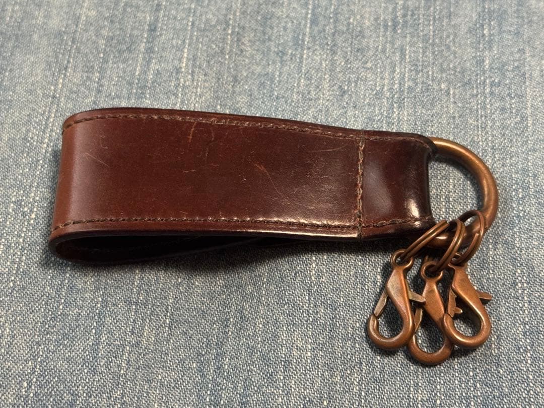 GANZO ガンゾ　SHELLCORDOVAN ループキーホルダー