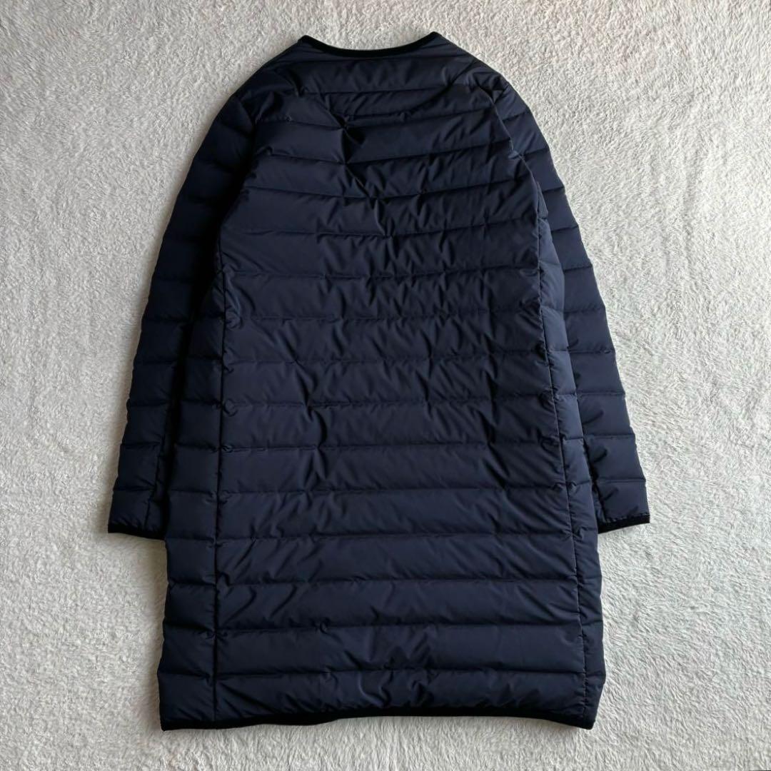 美品 バンソンエミレイユ ステッチレスダウンノーカラーコート ダウンジャケット