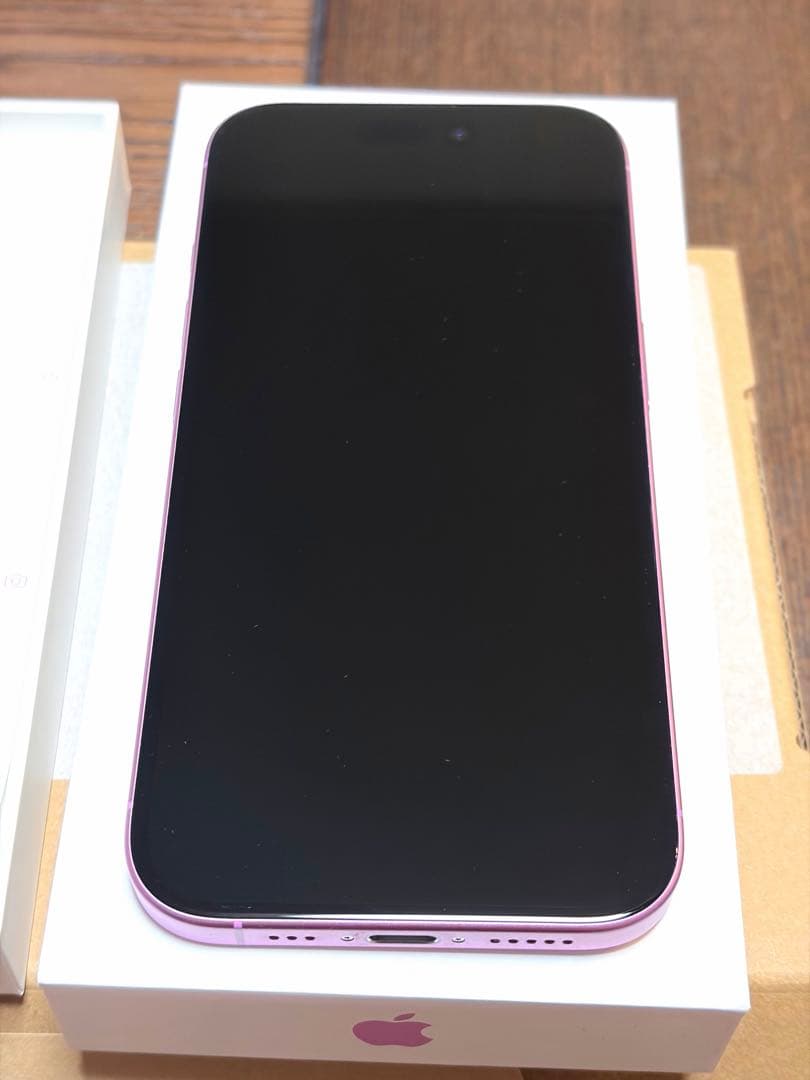 【美品】iPhone 16 256GB ピンク【箱等完品＆ケーブル新品未使用】