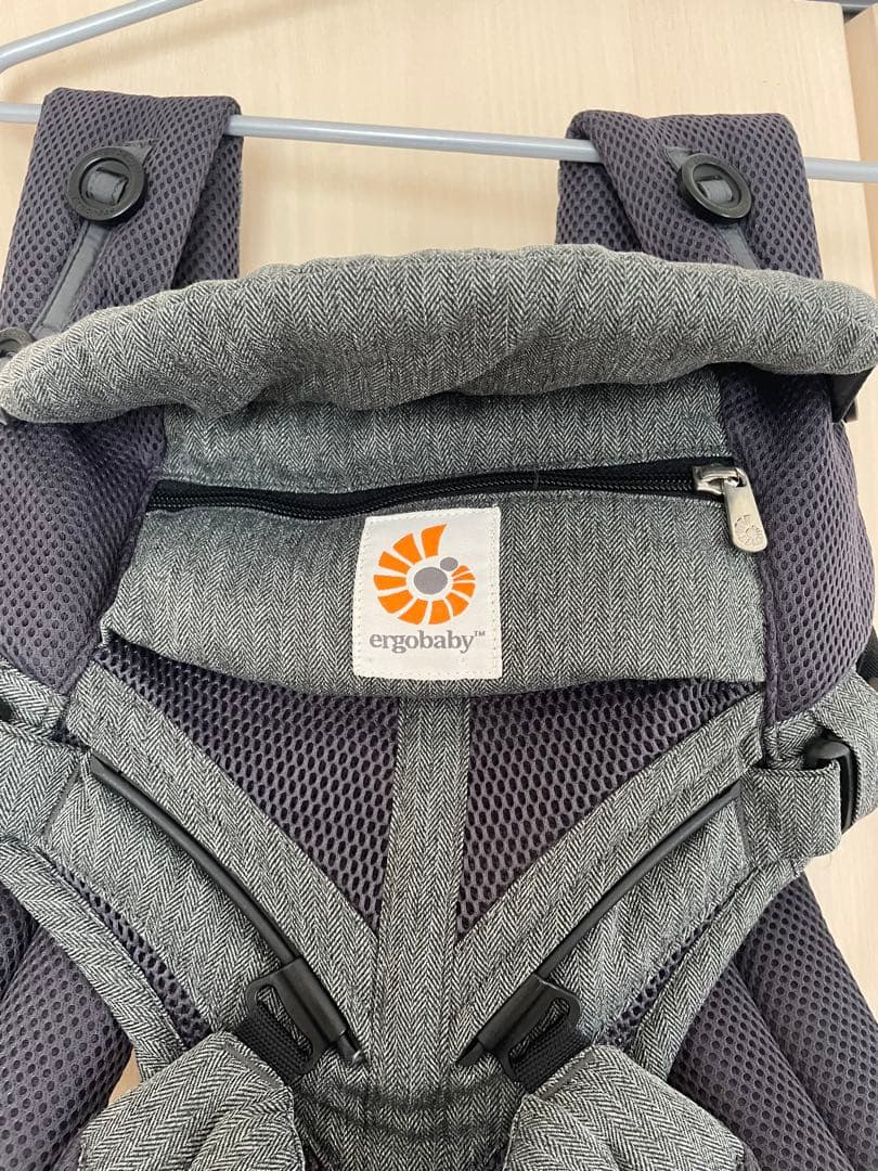 【美品】エルゴ オムニ360 クールエア メッシュ グレー 抱っこ紐