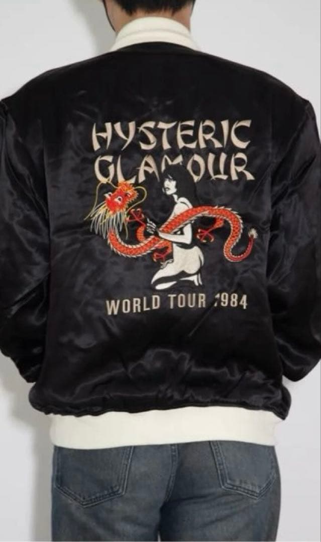 希少 HYSTERIC GLAMOUR スカジャン ブラック