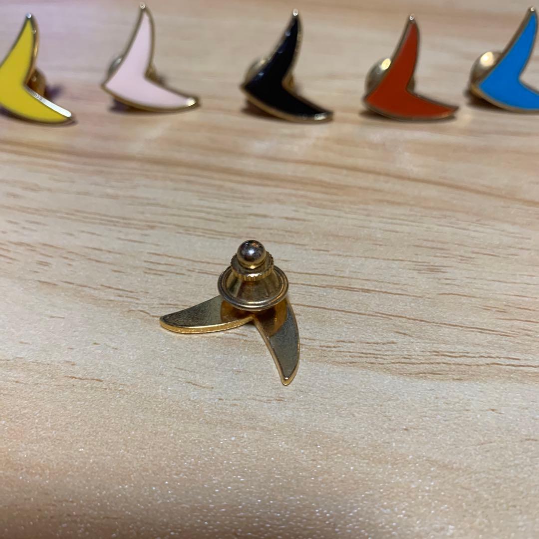 ミナペルホネン bird ピンバッジ 6色セット バード ブローチ