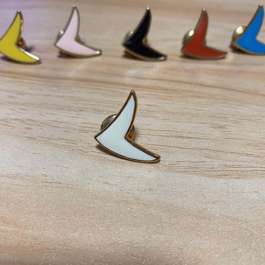 ミナペルホネン bird ピンバッジ 6色セット バード ブローチ