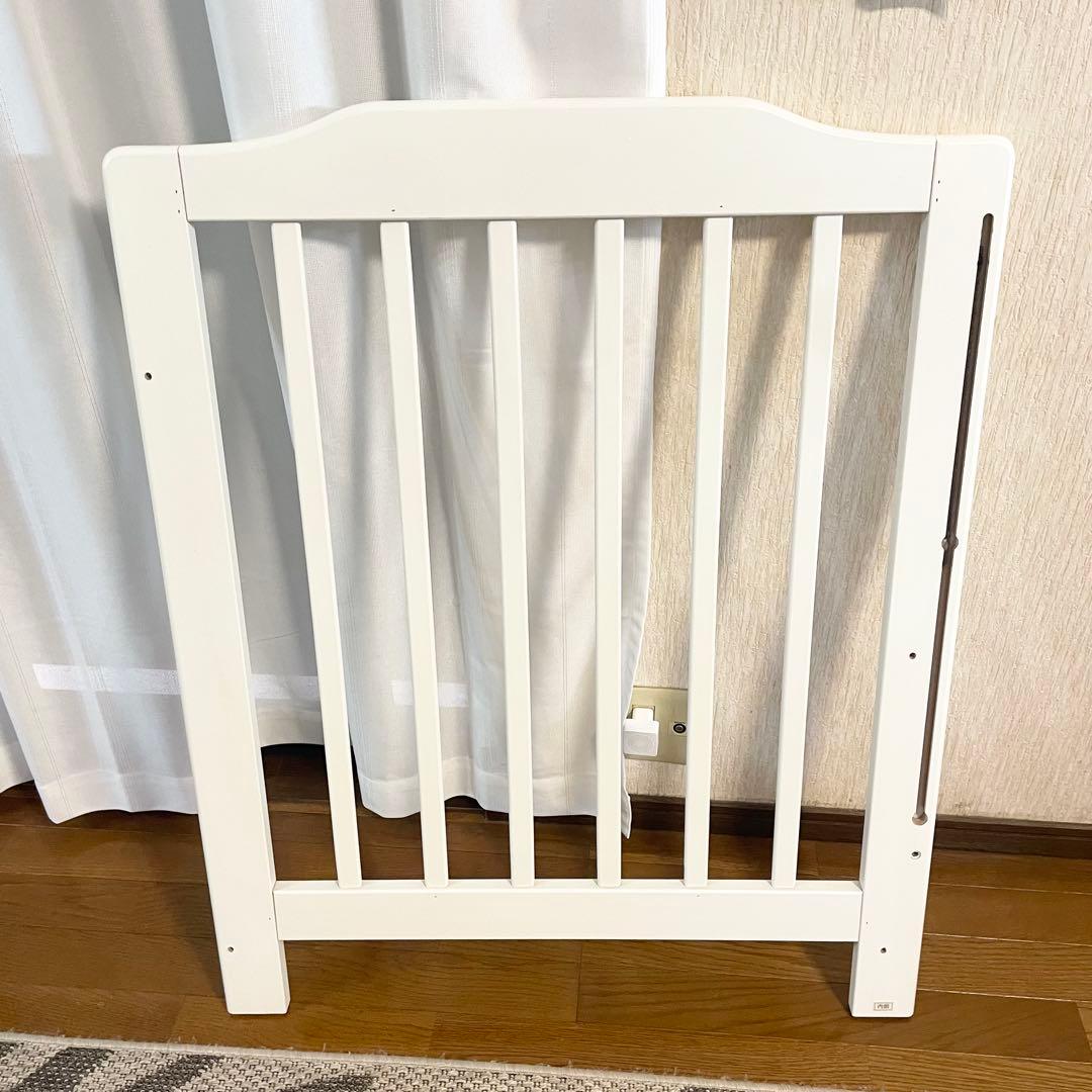 【美品】KATOJI ベビーベッド タチベッド ハイタイプ ホワイト