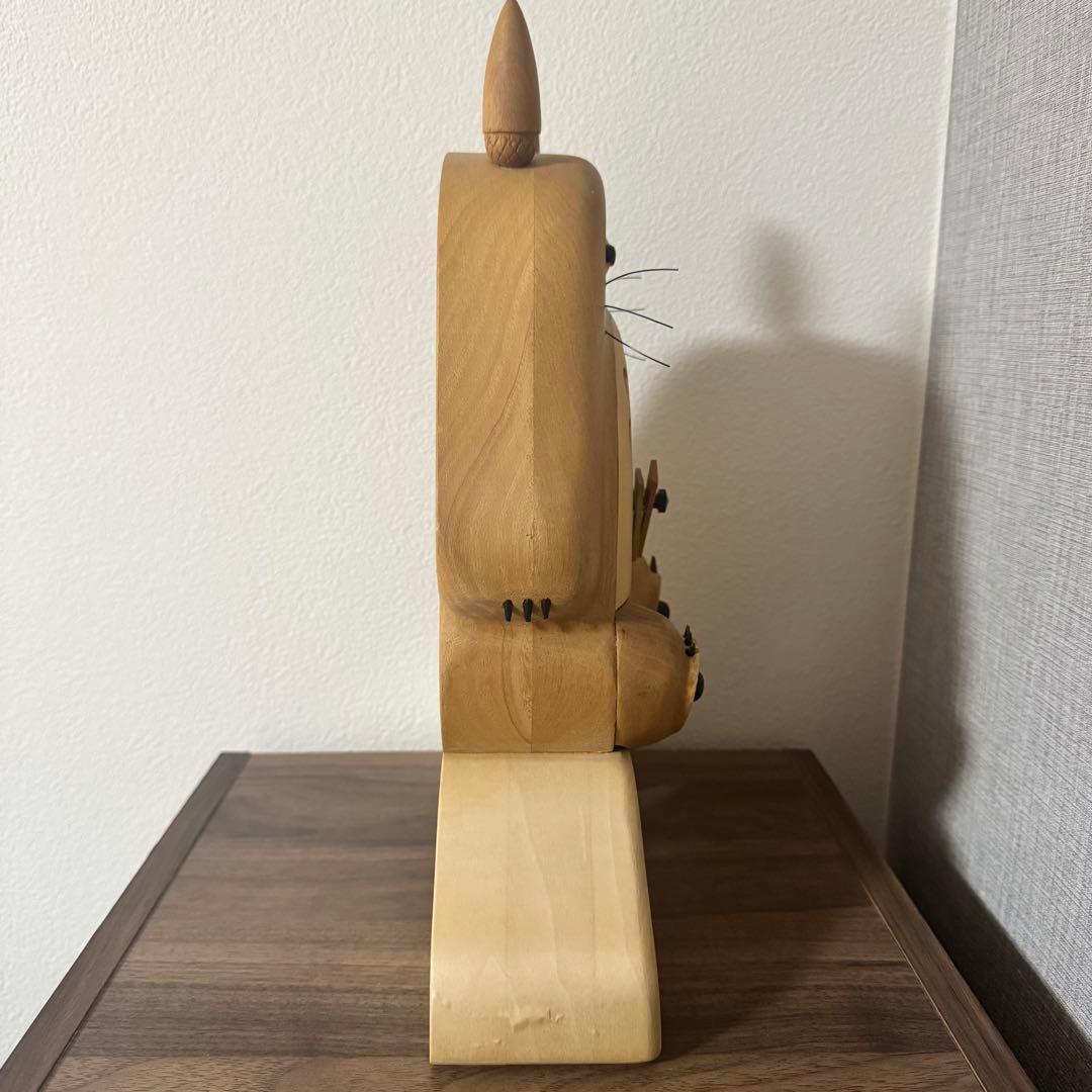 美品/希少✨となりのトトロ　置き時計　気に座るトトロ　スタジオジブリ