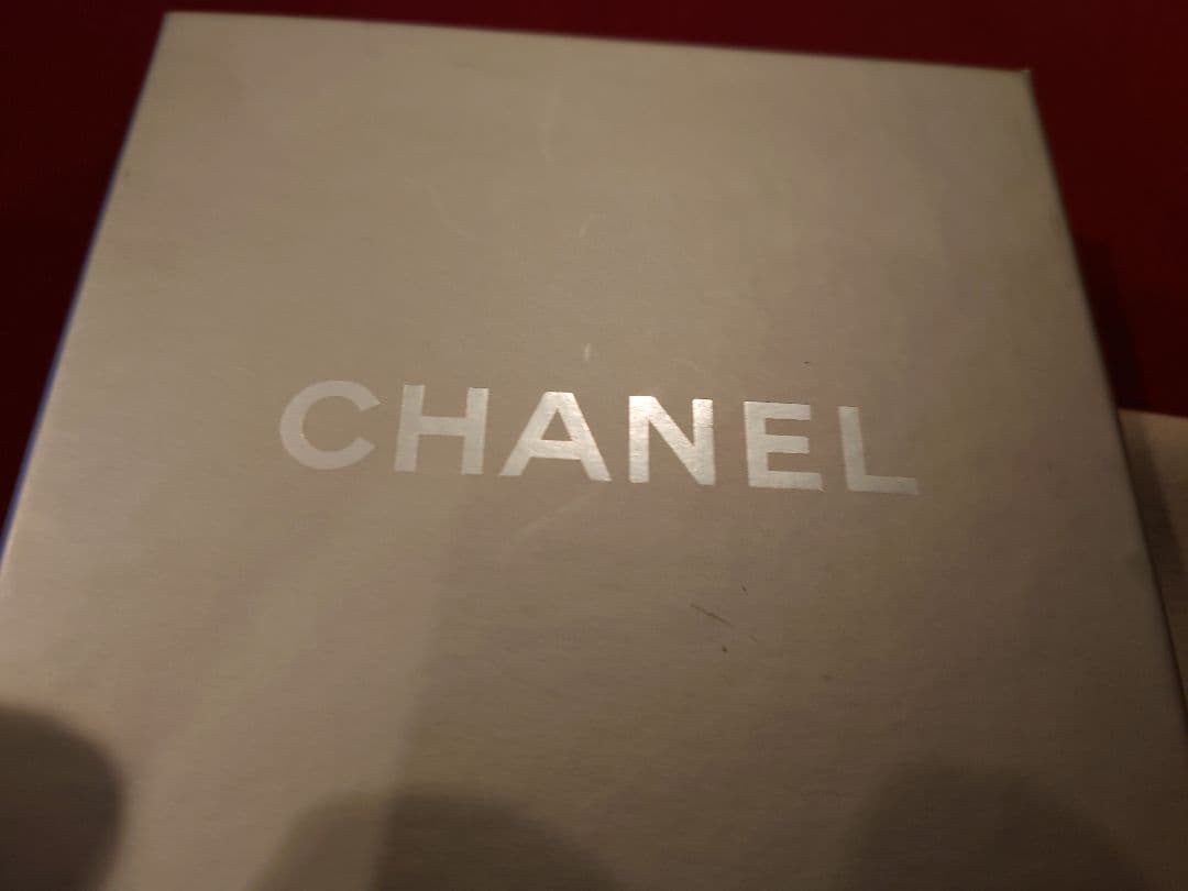 希少　シャネルスクエアピアス　シルバー