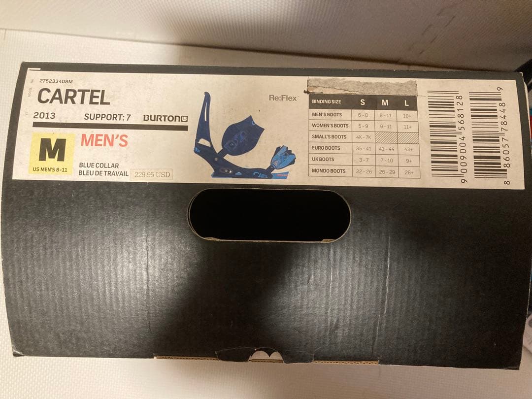 BURTON カーテル Mサイズ バートン CARTEL ReFlex 2点