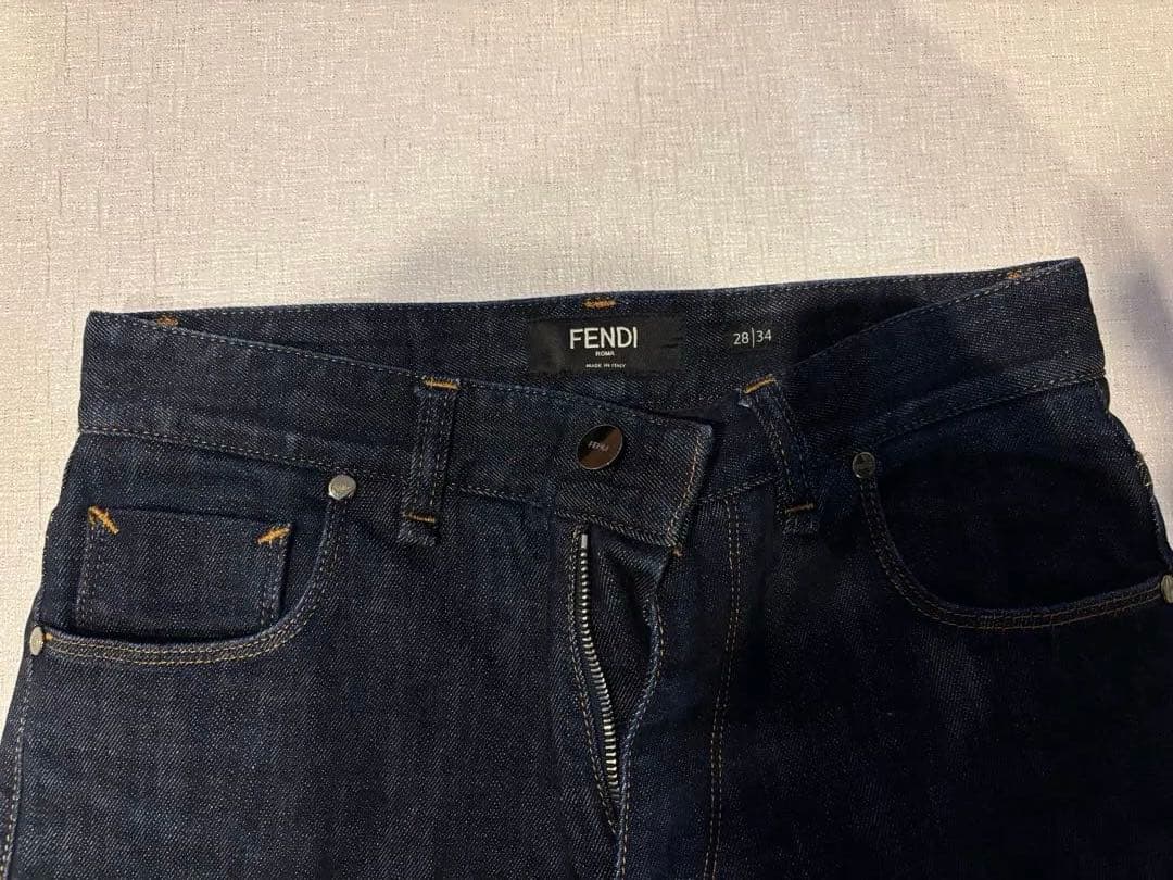FENDI ズッカ柄 FF柄　デニムパンツ レディース 28インチ フェンディ