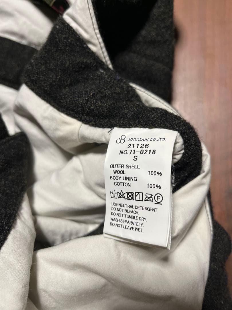 Johnbull iberico wool オーバーオール