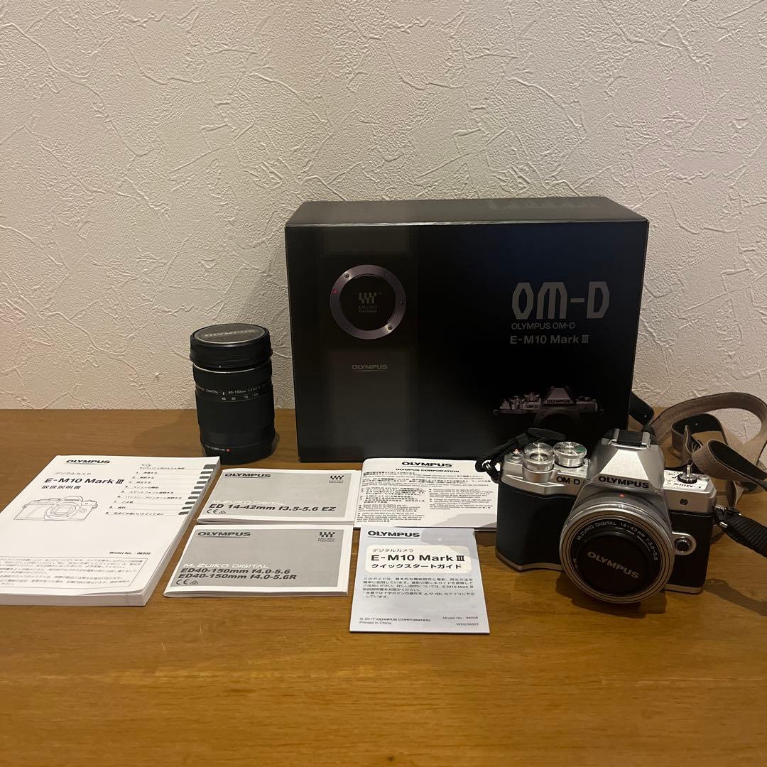 OLYMPUS デジタルカメラ E-M10 MarkⅢ レンズ2本セット