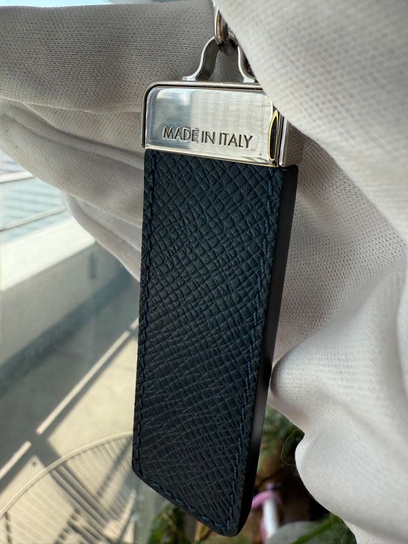 LOUIS VUITTON キーホルダー ネイビー/レッド