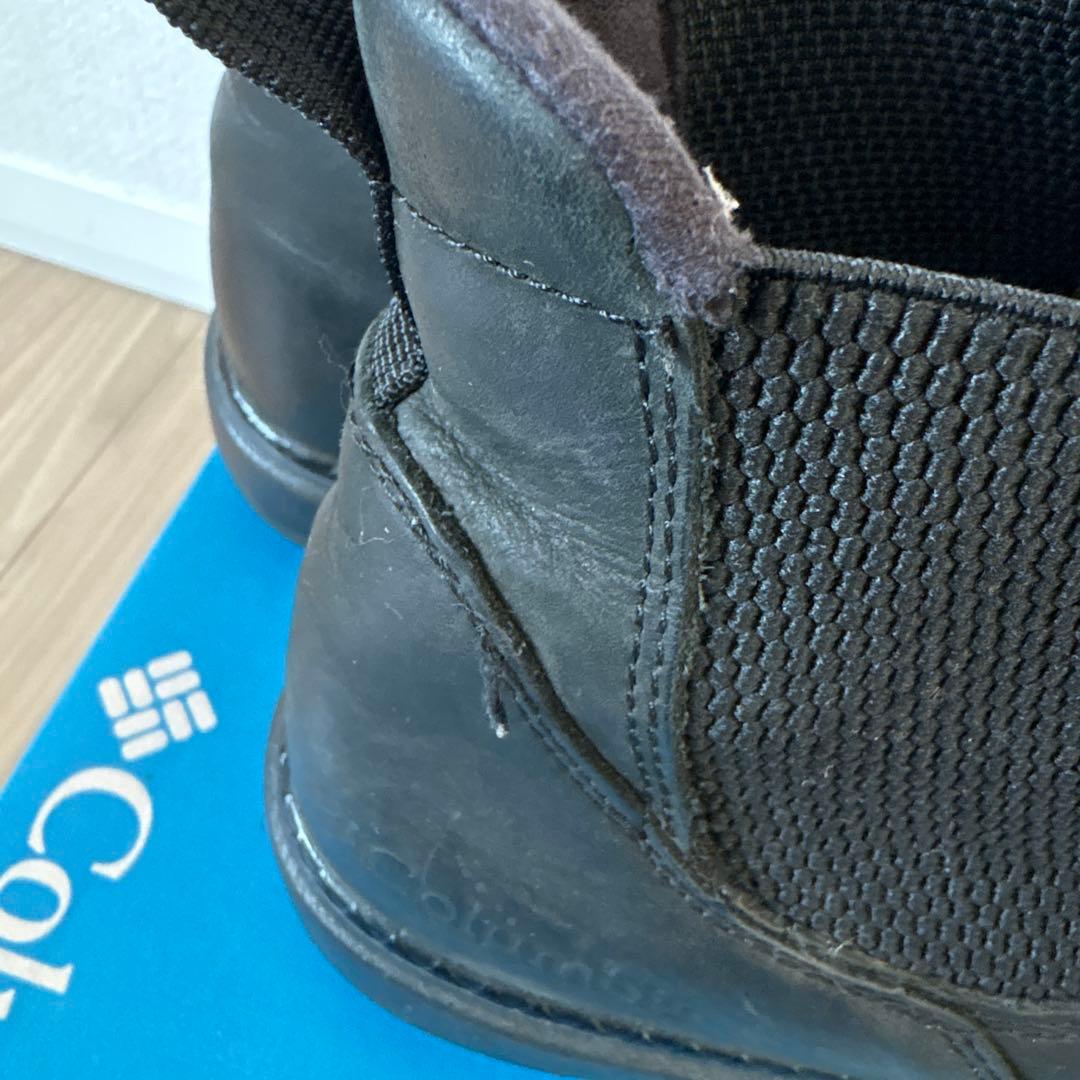 Columbia サップランド 25cmブラック サイドゴアブーツ