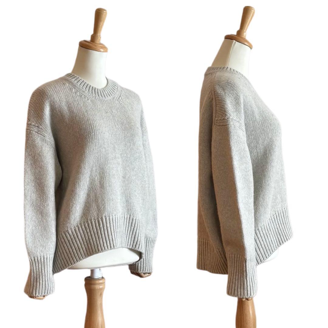 【GALERIE VIE】 ファインウール クルーネックプルオーバー