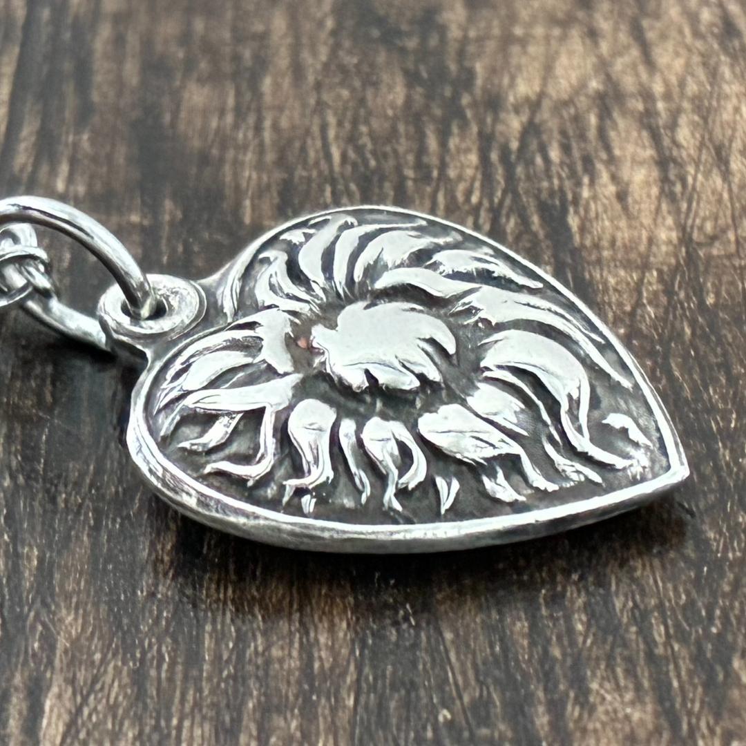 スウィートハートジュエリー ひまわり 向日葵 シルバーヴィンテージネックレス